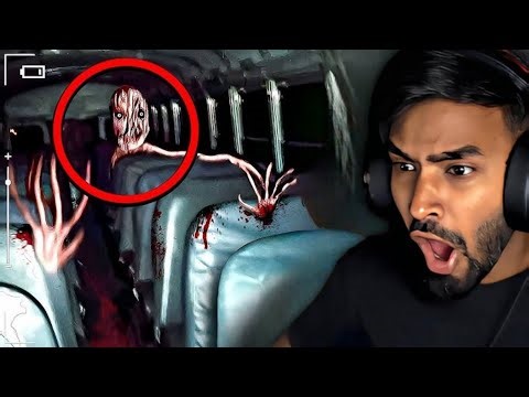 CAN I ESCAPE FROM THIS HUNTED TRAIN | TECHNO GAMERZ HORROR GAME | TECHNO GAMERZ