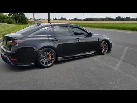 Lexus Gsf Tom's Titanium Axle back sound clip 2