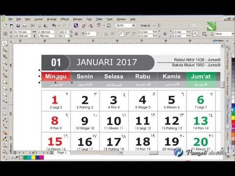 Tanggalan Kalender 2017 Hijriyah dan Jawa Lengkap