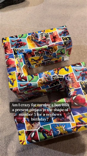 DIY Number 5 Pinata Box: Easy Birthday Surprise for a Nephew