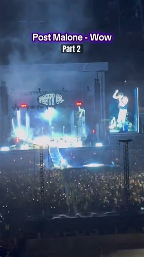 Post Malone - Wow Part 2 Live #postmalone #posty #concert #live #peformance #music #wow #shorts