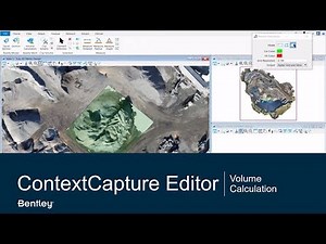 ContextCapture Editor: Volume Calculation