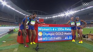 178K views · 3.9K reactions | The women's 4x100m final at Rio 2016 was EPIC!  The gold medal went to Team USA, with Team Jamaica in silver medal position and Team GB taking home the bronze. World Athletics | Olympics | Facebook