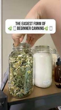 Easy Beginner Friendly Canning Tips 🪴How to save dried herbs⬇️⬇️⬇️