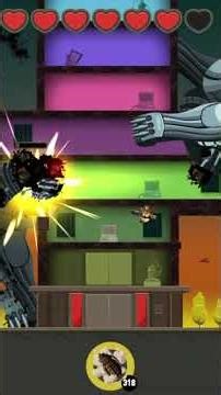 building to alien mega boss fight