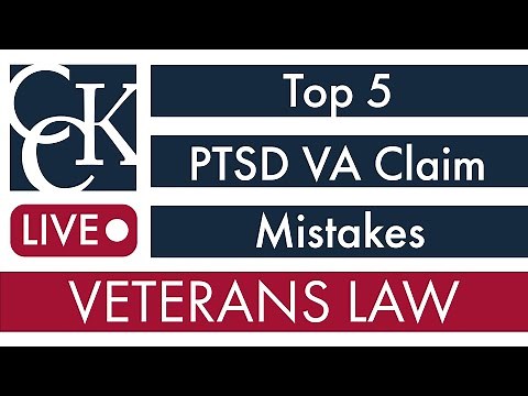 Top 5 PTSD VA Claim Mistakes: VA PTSD Rating