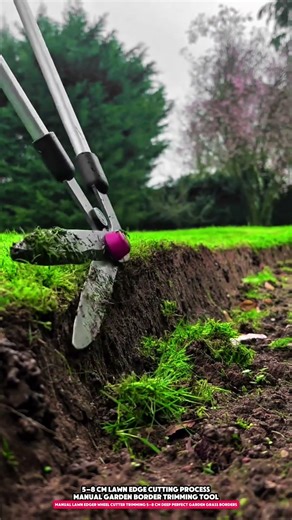 Manual Lawn Edger Cutter Trimming 5–8 cm Deep Perfect Garden Grass Borders