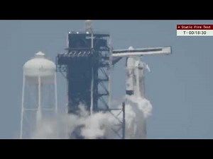 SpaceX aborts test fire of Falcon 9 rocket before Crew Dragon space station mission