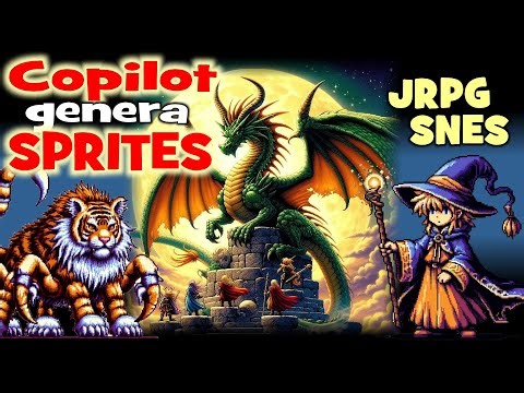 Genera SPRITES con Copilot! / Intelligenza Artificiale
