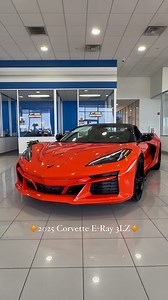 ⚡ Hybrid Power Meets Supercar Performance! ⚡ The 2025 Chevrolet Corvette E-Ray 3LZ in Sebring Orange Tintcoat is pure speed and electrifying power. 🔥 This isn’t just any Corvette—it’s the first-ever AWD hybrid Vette, giving you launch control like never before. 💨 Unmatched speed & control ⚡ Electrified performance 🧡 Head-turning Sebring Orange finish Who’s ready to take the future of speed for a test drive? Come see it at Don Ringler Chevrolet! 🏁💨 #chevrolet #donringlerchevrolet #templetx #