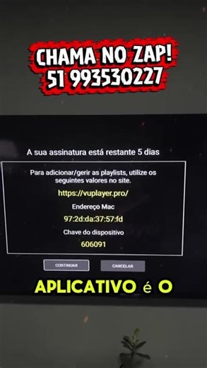 FAÇA UM TESTE GRÁTIS! VU Player Pro 2026. FUNCIONA EM QUALQUER TV SMART