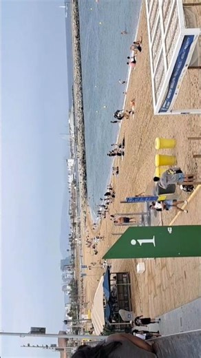 Gorgeous Barceloneta Beach ⛱️ #barcelona #travel #summer #beach