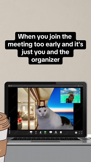 Work from Home Cats: Just Log Off Meme