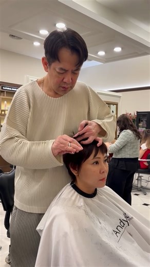 Andy Ho Haute Coiffure on Instagram: "Shaggy pixie cut . #pixiecut #hairsalonkl #hairtransformation #"