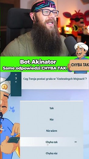 Co się Stanie Gdy *ZAWSZE KLIKAMY CHYBA TAK* w "AKINATORZE" ?