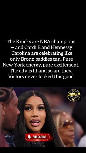 · "Cardi B & Hennessy Carolina Celebrate Knicks Winning NBA
