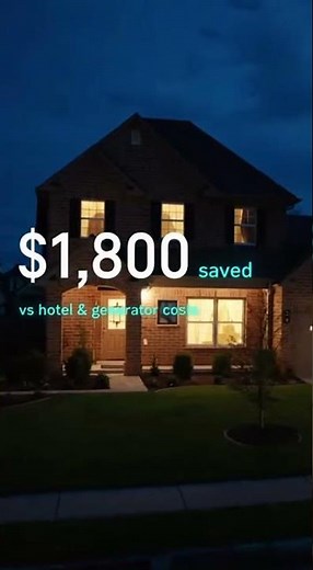 💡💰 Powerwall Saved This House $1,800 in Blackout #tesla #powerwall #energy
