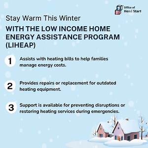 9.9K views · 39 reactions | Stay warm and safe this winter with the Low Income Home Energy Assistance Program (LIHEAP). ❄️ From heating bill assistance to equipment repairs, LIHEAP is here to help families maintain a cozy, healthy home. Learn more and apply today! ✨ https://www.acf.hhs.gov/ocs/programs/liheap | Head Start | Facebook
