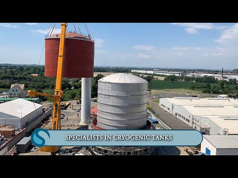 Cryogenic Storage Tank projects: two spectacular roof lifts