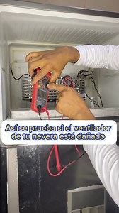 Si el ventilador de tu refrigerador está fallando como saber si es el ventilador o es que no le está llegando corriente #mosanmultiverso #viralreelschallenge #tecnologiadelhogar #reparaciondeneveras #mantenimiento #refrigeracion | Mosán Multiverso