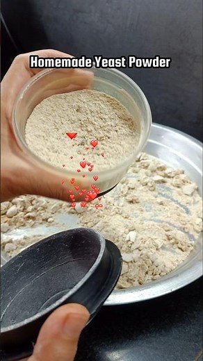 Making Yeast Powder for Healthy Bread Baking #shortsfeed