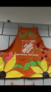 Our aprons are the perfect canvas for expressing yourself. Check out a few painted aprons our associates have designed for our leaders over the years! Associates - what’s your favorite apron? Describe or share a picture in the comments! #ApronApril #MyFirstApron #WeAreHomeDepot | The Home Depot Careers