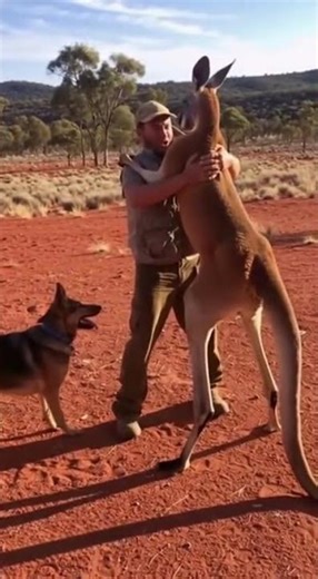 Man vs Kangaroo – Real Fight in the Australian Outback 🏜️🔥