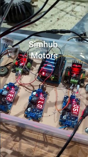 24v motor seat vibration in simhub using Arduino