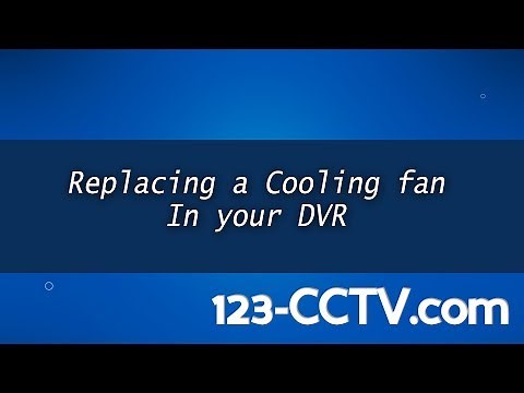 DVR Overheating Resolved: Replacing a cooling fan on your DVR
