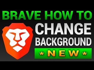 How To Change Background On Brave (Tutorial 2022)