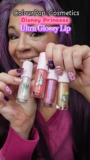 ColourPop Disney Princess Ultra Glossy Lip! 💋 #makeup #lipgloss #disney #colourpop