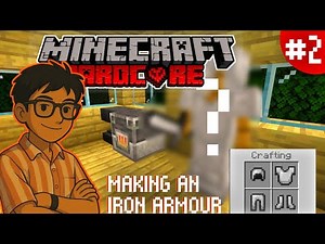 I Built IRON ARMOR in Minecraft Hardcore!