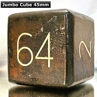 Jumbo Cube. Brown.Pearl Red - Backgammon Doubling Cube 45mm | eBay