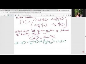 Density Operator, Projection Operator