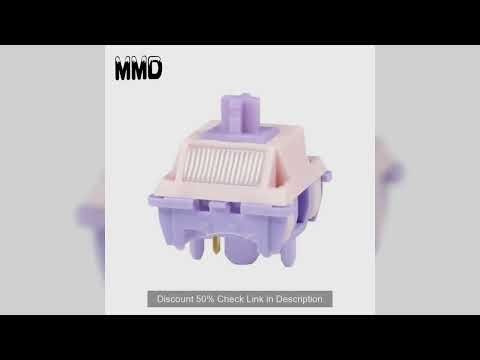 MMD Princess V4 Switch RGB Light Guide Custom 5Pin Linear Tactile Mechanical Keyboard LY Smooth Stal