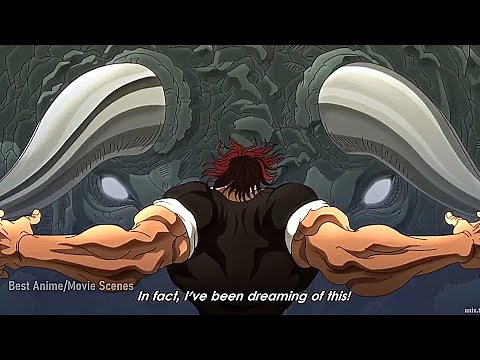 Hanma Yujiro Vs Baki's Dinosaur Martial Art Fight Scene || Baki 2023 Season 2 Episode 22 English Sub