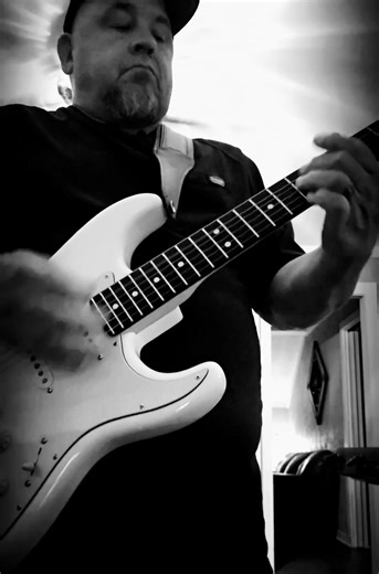 My Fender ModShop Hardtail Stratocaster with Texas Special pickups...my second favorite 😁 | A.J. Chip Bustamante III