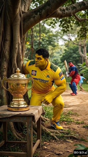 👉 “RCB vs CSK Epic Tree Challenge 🌳🏆 | Who Won the Trophy? 😳🔥 #shorts” #viratkohli