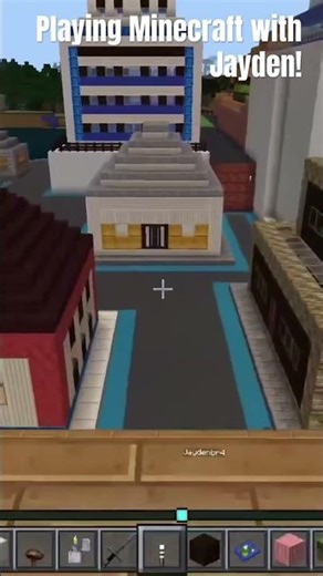 Minecraft with Matt and Jayden! #shorts #gaming #minecraft