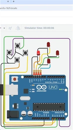 Arduino Input Output Project for Beginners #shorts