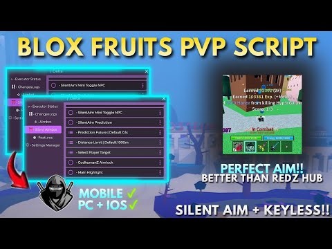 Blox Fruits - Silent Aim Script Better Than Redz Hub PVP Script *Keyless* Aimbot + Silent Aim Delta