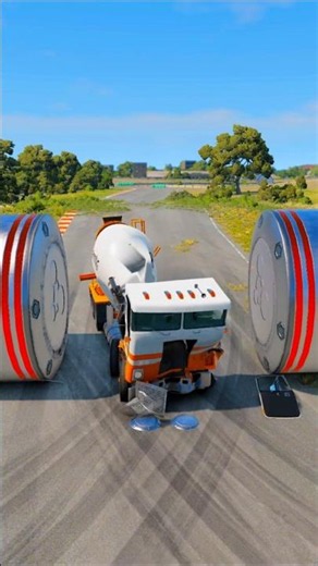Giant Wheels vs Tiny Car Impossible Crash Test – BeamNG.drive