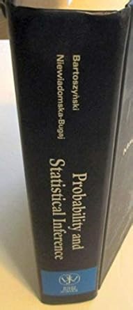 Amazon.com: Probability and Statistical Inference: 9780471310730: Bartoszynski, Robert, Niewiadomska-Bugaj, Magdalena: Libros