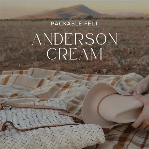 This packable Aussie felt hat from Will & Bear is a game changer. Roll it up, chuck it in your bag, and you're on your way for your summer or winter adventure. Discover the must-have Anderson today. | Will & Bear