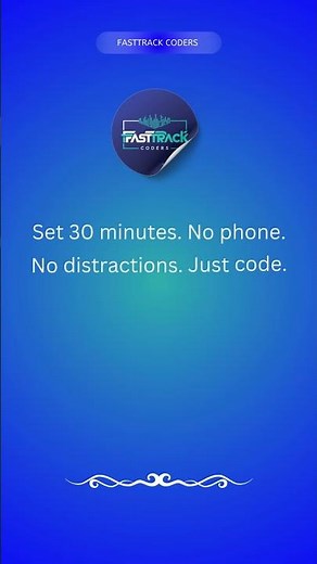 Try This 30-Minute Coding Focus Trick #codingtips