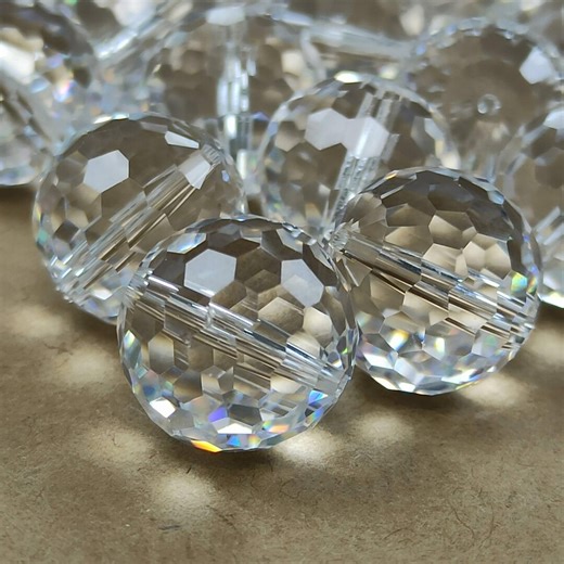 Swarovski 5003 Crystal Ball Bead: 14mm Clear Advanced Crystal - Etsy