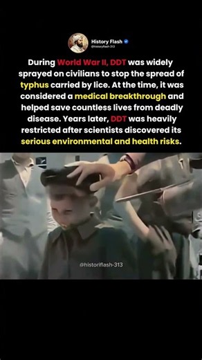 DDT Stopped Deadly Typhus #history #facts