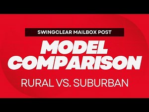Which SwingClear Mailbox Support is right for your location: Comparison of Rural and Suburban Models