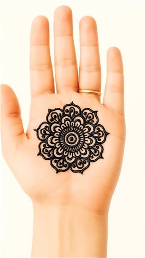 How to draw henna easy tutorial🌿✨ #mehndi #hennaart