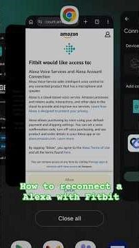 How to reconnect a Alexa with Fitbit